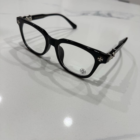 Chrome Hearts Black Silver Accent Optical Glasses - Picture 5 of 6